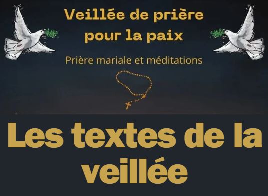 Veillée de prière pour la paix